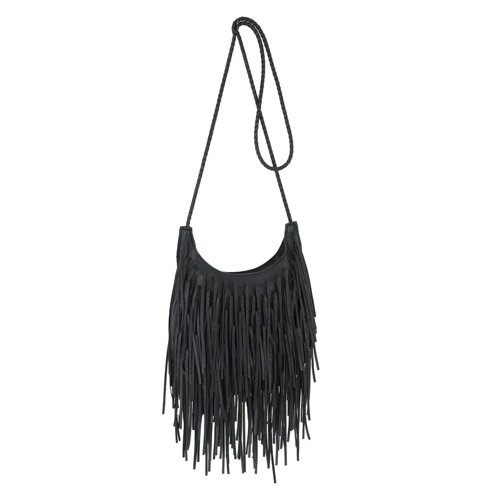 1714 Vintage Fringe Hobo Bags Vegan Leather Tassel Crossbody Bag Western